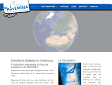Tablet Screenshot of absinthe-suisse.com